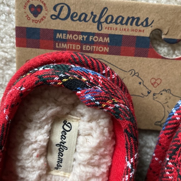 NEW Dearfoams kids “lil bear” slippers. Unisex - Picture 4 of 10